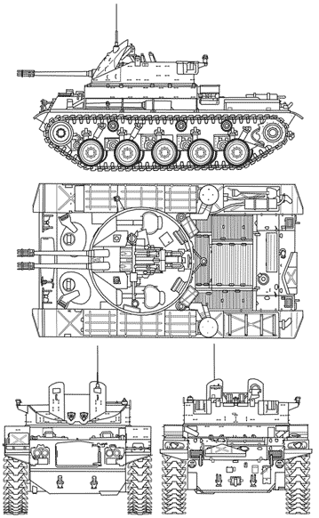 M2 брэдли чертеж